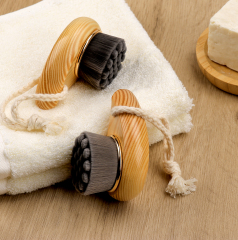 Period Black Hair Bamboo Facial Brush