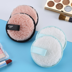 Luxury Microfiber Plush Custom Tag Makeup Remover Pad