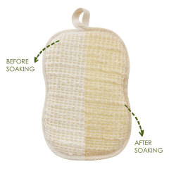 Double Material Bath Shower Sponge