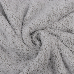 Big Grey Plush Dry Hair Cap