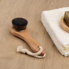 黑毛竹柄洗脸刷