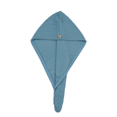Blue Waffle Dry Hair Cap