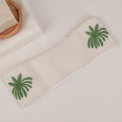 Soybean Fiber Coconut Tree Custom Logo Headband
