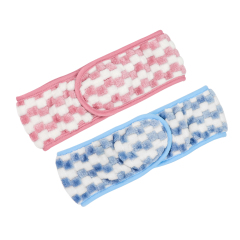 Classic Grid Fabric Women Headbands