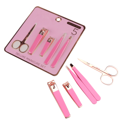 5 PCS Paper Card Package Manicure Set