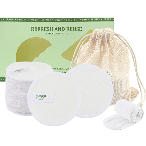 环保竹棉可重复使用化妆清洁垫