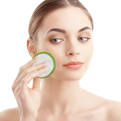 高品质天然可重复使用卸妆垫