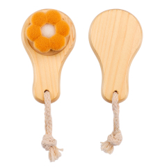 Flower Hair Bamboo Facial Brush