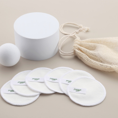 自有品牌有机棉圆垫可重复使用