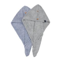 Blue And Grey Dry Hair Cap