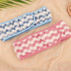 Classic Grid Fabric Women Headbands