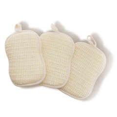 Double Material Bath Shower Sponge