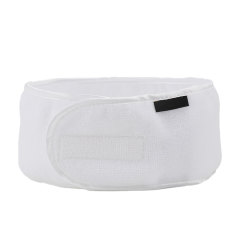 柔软的白色和深绿色头带