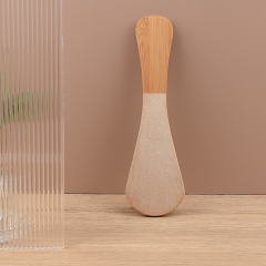 Green Pattern Natural Bamboo Foot File