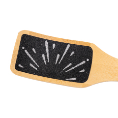 Professional Pedicure Foot File With Bamboo Handle