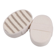 条纹质地沐浴海绵