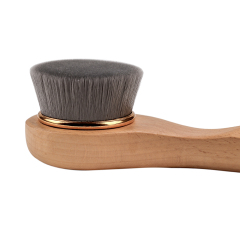 黑毛竹柄洗脸刷