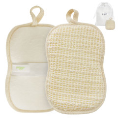 Double Material Bath Shower Sponge