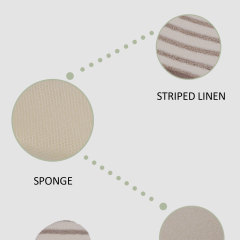 去角质棕色纹理白手套