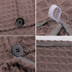 超细纤维华夫格干发帽