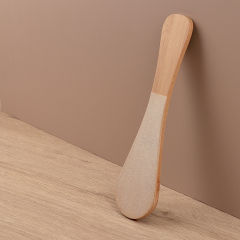 Green Pattern Natural Bamboo Foot File