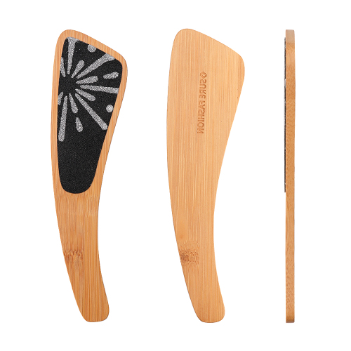 Professional Sliver Details Custom Logo Bamboo Foot File