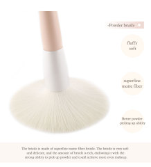 5 PCS Warm Color Makeup Brush Set