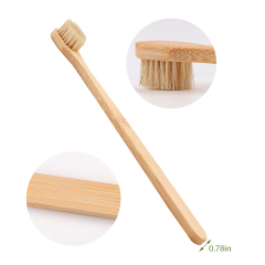 棕色头发小牙刷