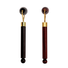 Black And Dark Red Luxury Roller Double Set