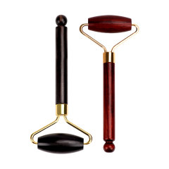 Black And Dark Red Luxury Roller Double Set