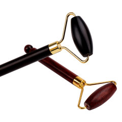 Black And Dark Red Luxury Roller Double Set