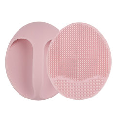 粉色椭圆硅胶刷