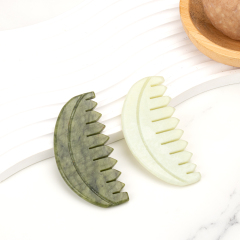 Relaxed Jade Comb For Skin Care Massage