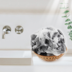 黑白彩色浴花球软丝瓜络