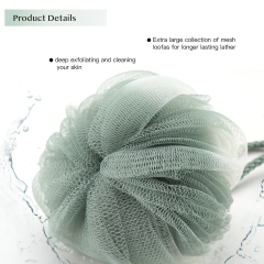 双混色定制布艺箍沐浴花球