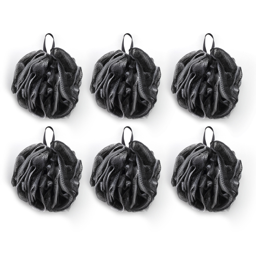 黑白彩色浴花球软丝瓜络