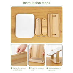 Round Corner Arc Design Large Beauty Mirror