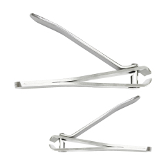 2 PCS Simple Silver Nail Clipper