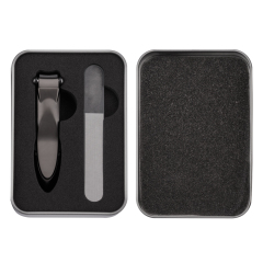 New Design 2 PCS Nail Clipper&Glass File Manicure Set