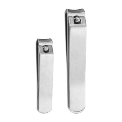2 PCS Simple Silver Nail Clipper