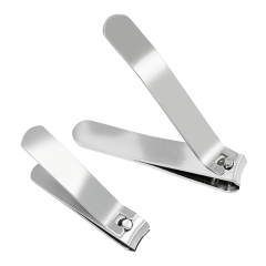 2 PCS Simple Silver Nail Clipper
