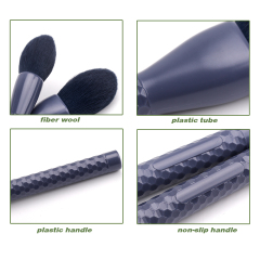 Light Purple Diamond Handle Advanced Makeup Brush 9 PCS Set