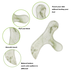 2 件装天然分枝玉石按摩器