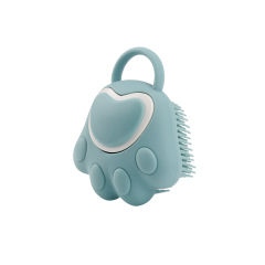 三色猫爪形硅胶淋浴刷