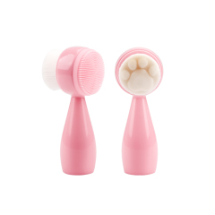 超干净粉色软毛硅胶刷