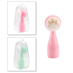 超干净粉色软毛硅胶刷