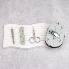 New Design Double-sided Plant Element Printed Beauty Set 4 PCS Set