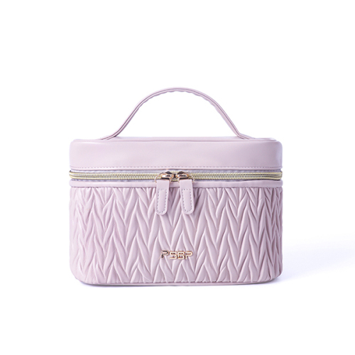 Custom Simple Makeup Bag Travel Portable Cosmetic Bag PU Large Capacity Waterproof Women Wash Bag