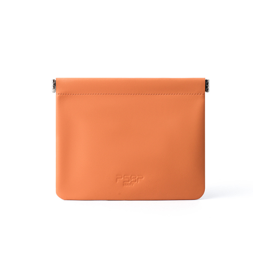 Automatic Closing Lipstick Pouch Leather Cable Organizer Bag Sealing Coins Keys Organizer Bag Jewelry Earphone Storage Pouch