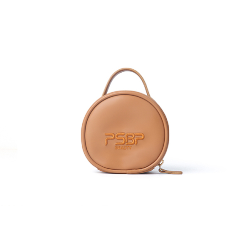 Girl's Mini Round PU Leather Coin Purse Tote Handbag Ladies Wallet